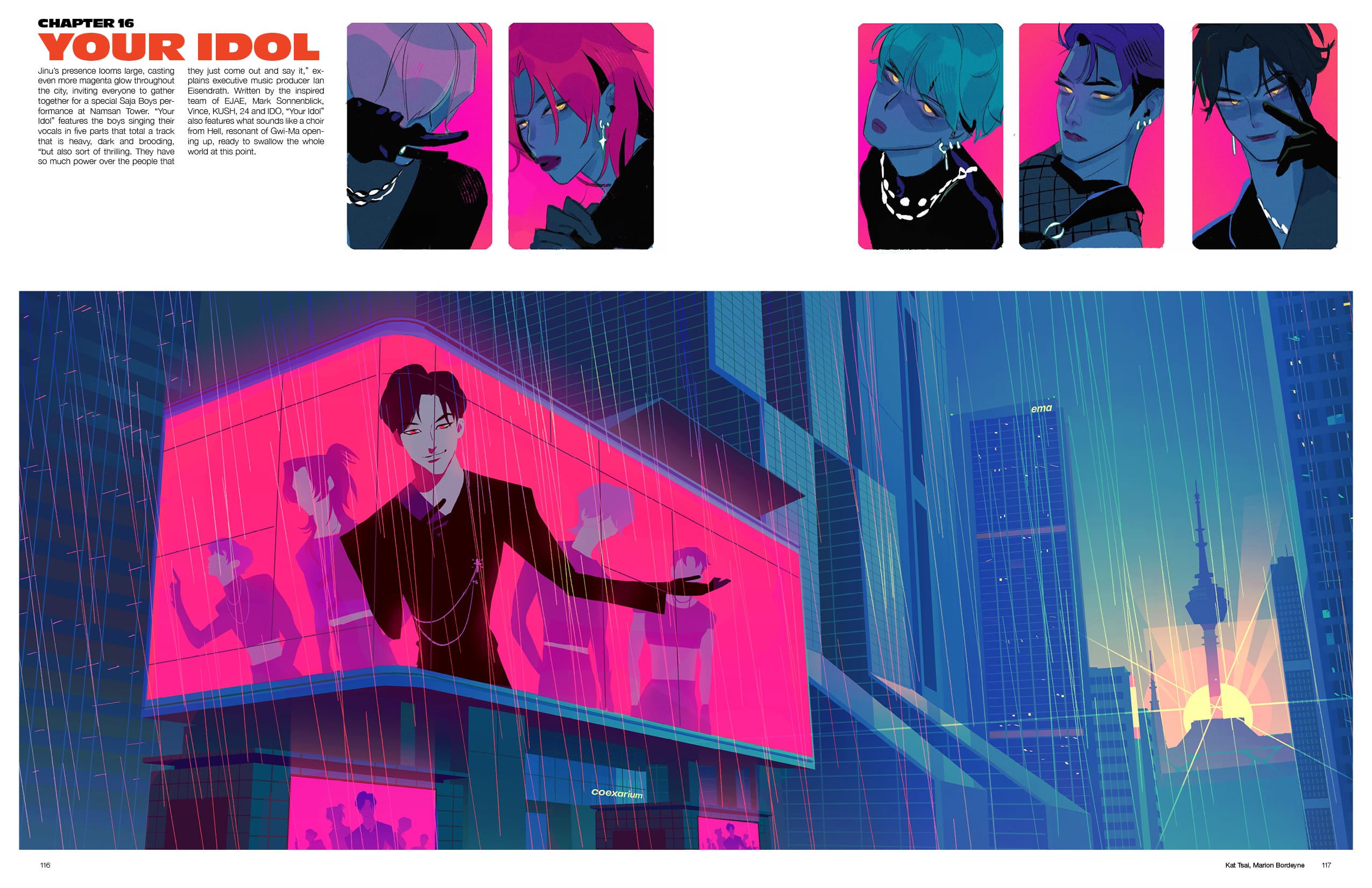 KPop Demon Hunters page 116-117