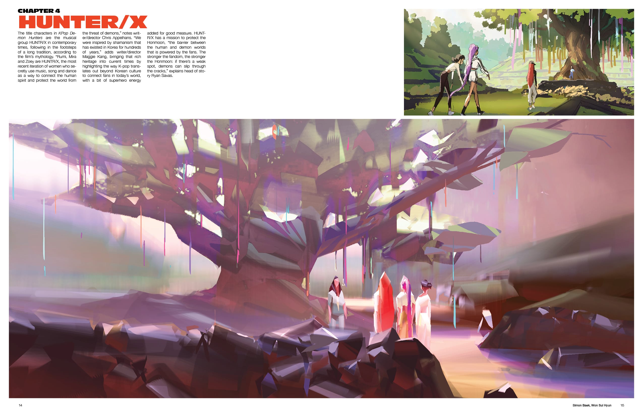 KPop Demon Hunters page 14-15