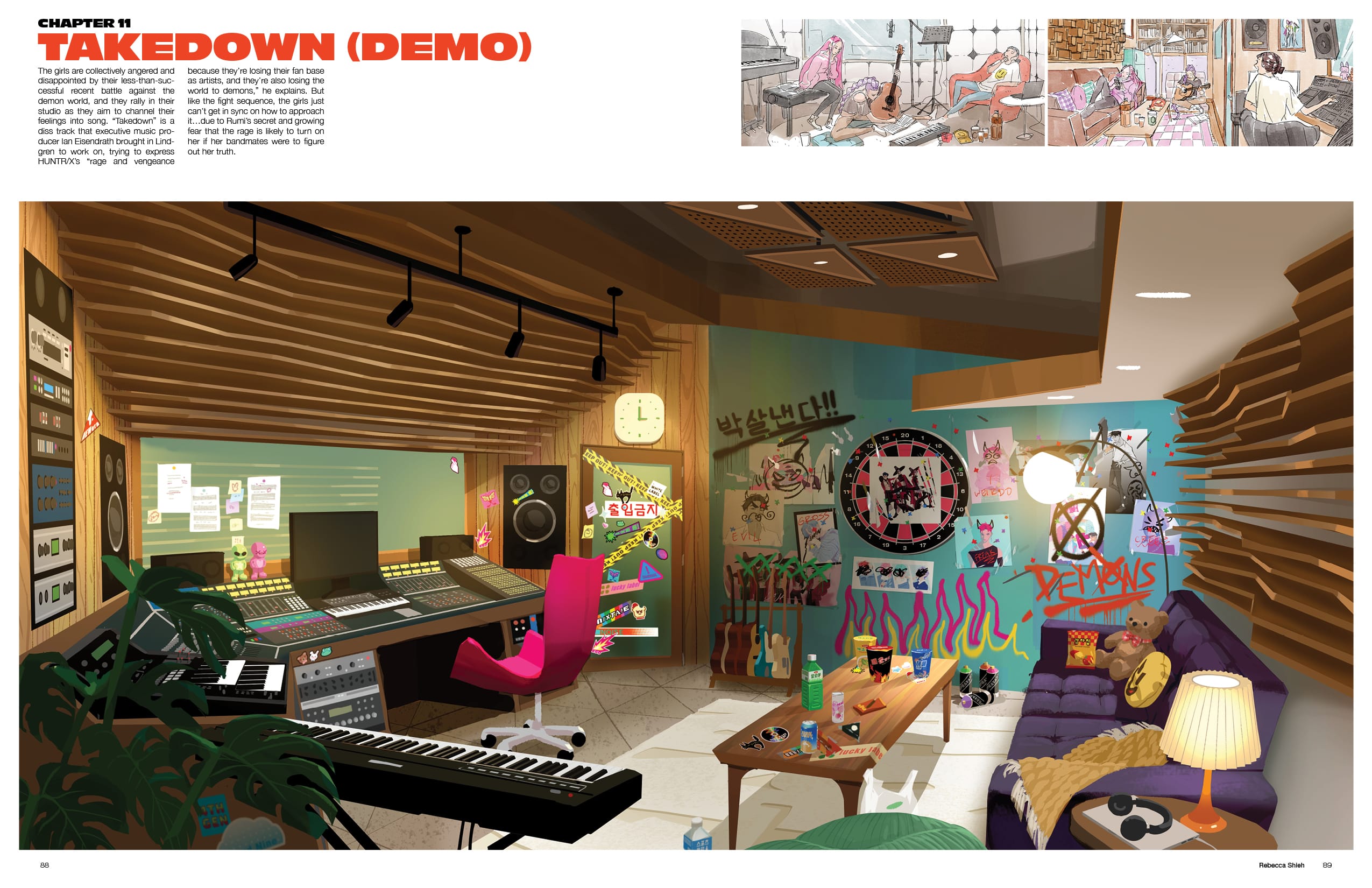 KPop Demon Hunters page 88-89